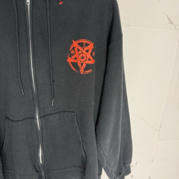 Superjoint Ritual "Use Once & Destroy" Hoodie L RARE Goth Gothic - Picture 2 of 9